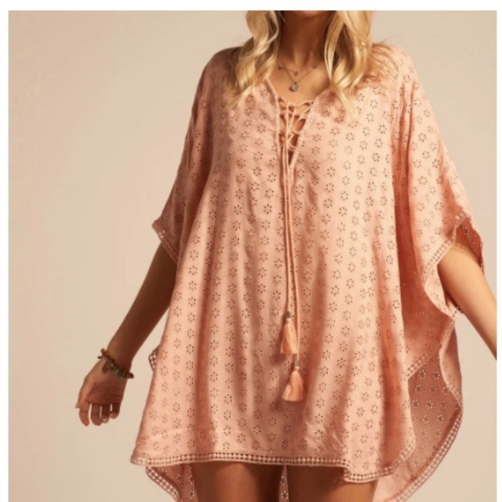 Capri Kaftan in all over eyelet
